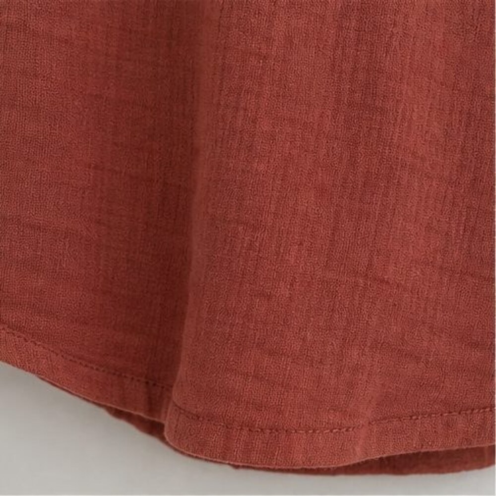 Rust Puff Sleeve Top - Picture 6 of 6